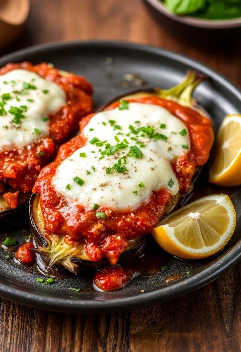 Air Fryer Eggplant Parmesan