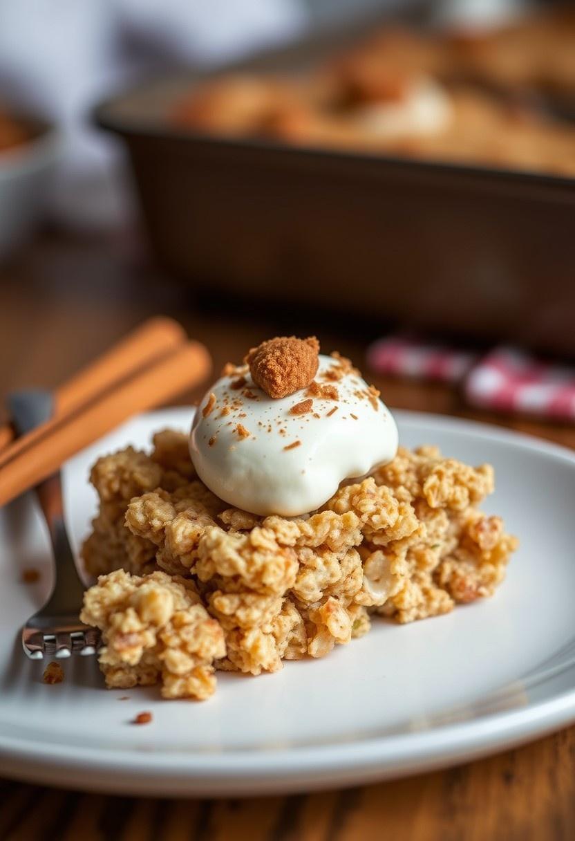 . Apple Cinnamon Baked Oatmeal