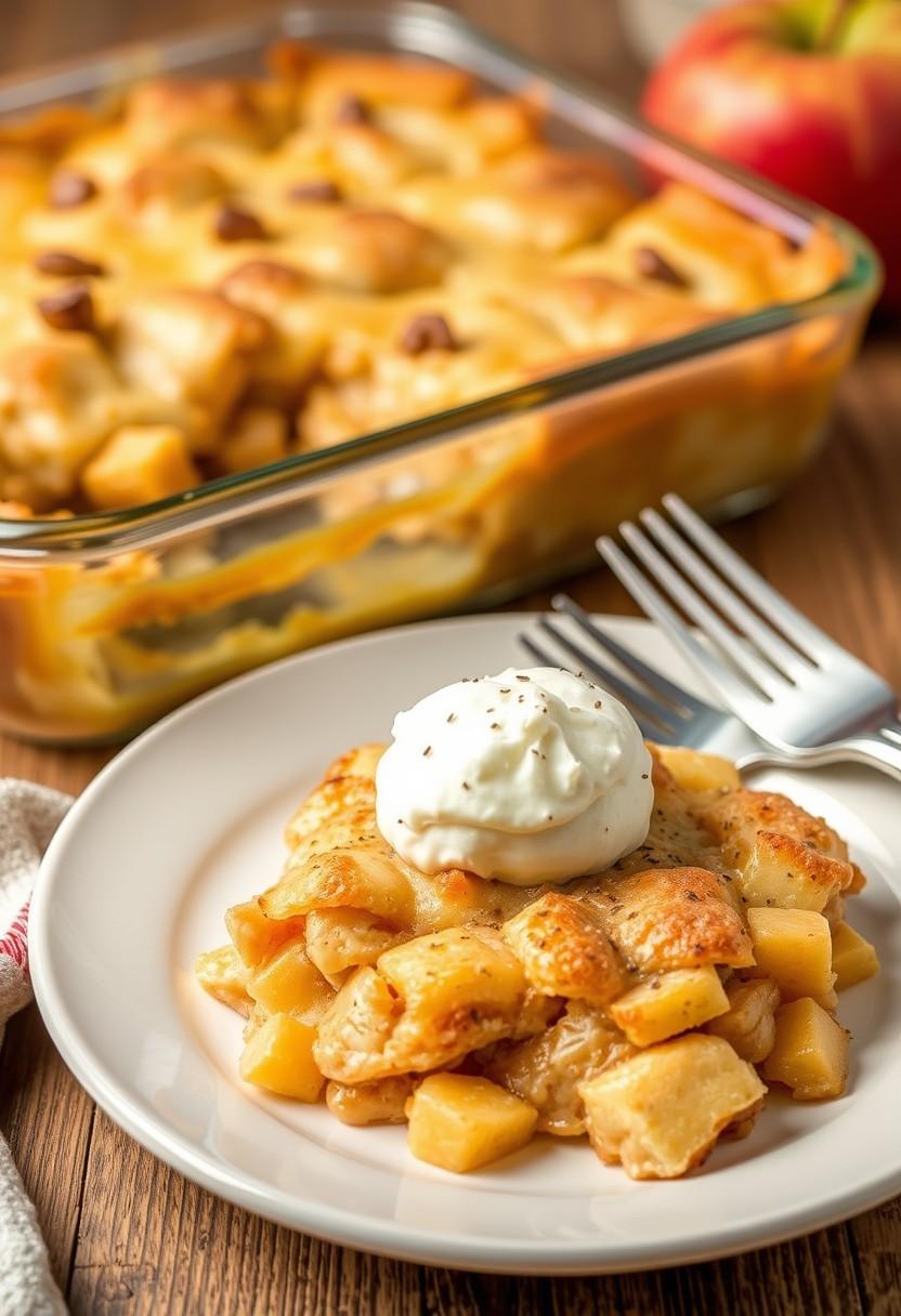 Apple Pie Breakfast Casserole