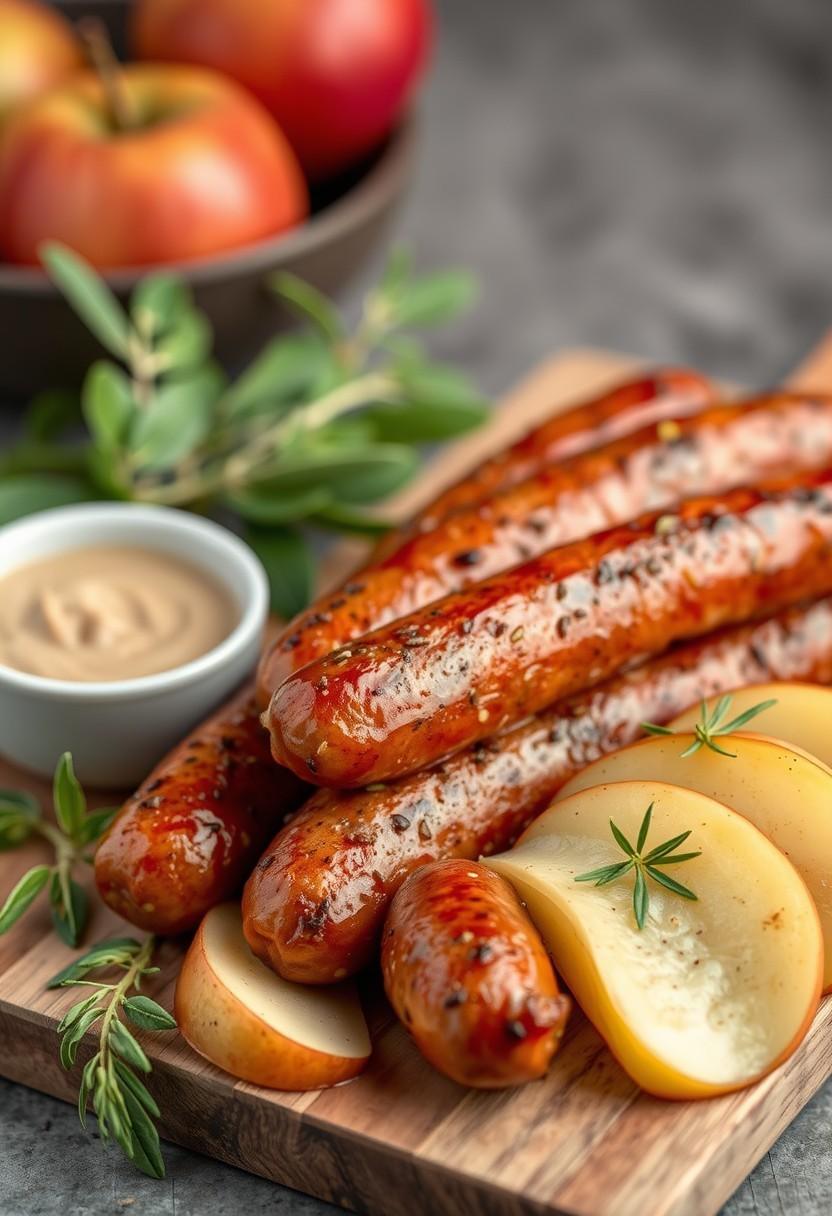 Apple Sage Sausages