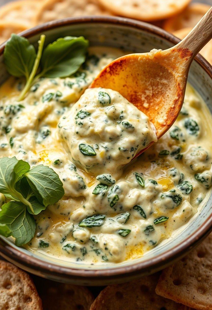 Artichoke Spinach Queso