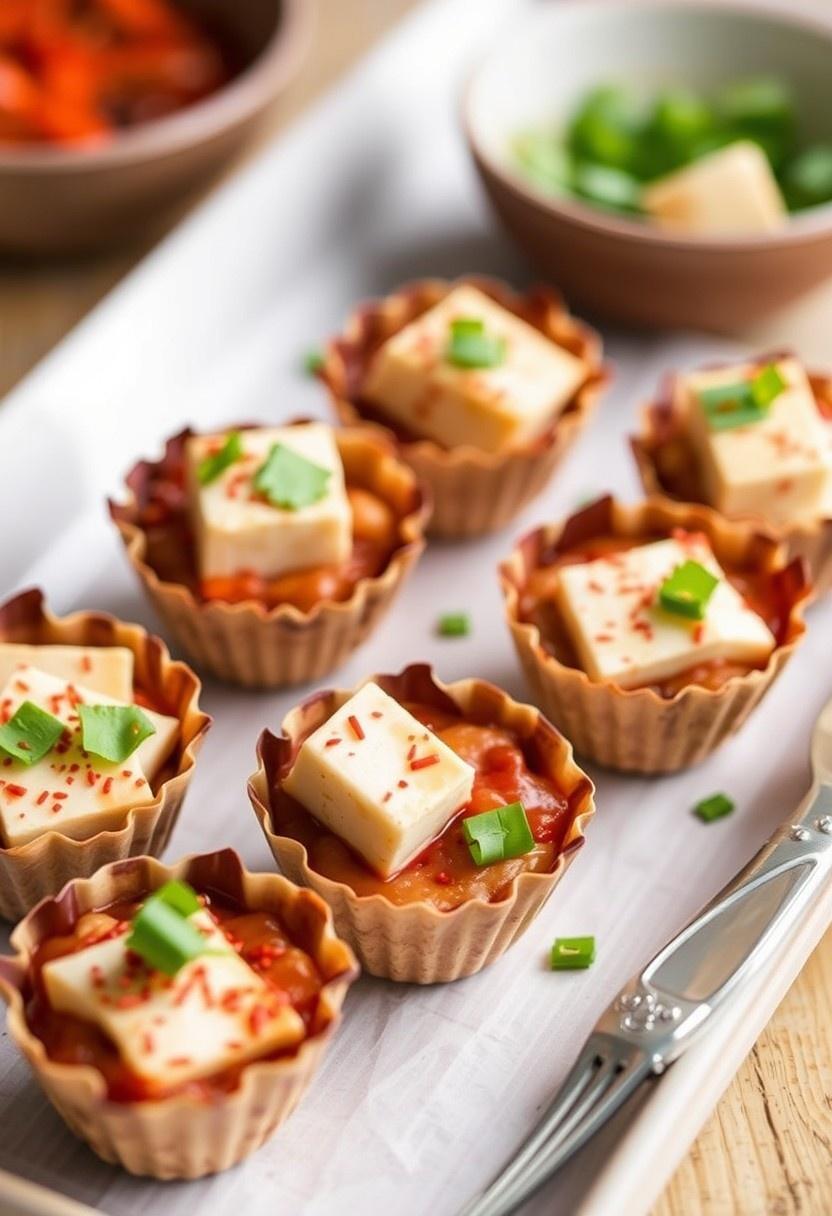 Asian-Inspired Peanut Tofu Cups