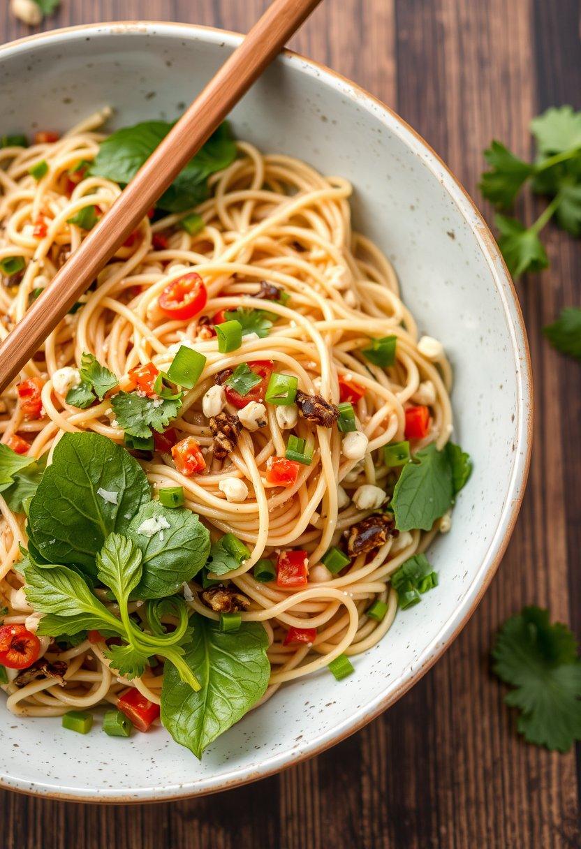 Asian-Inspired Sesame Noodle Salad