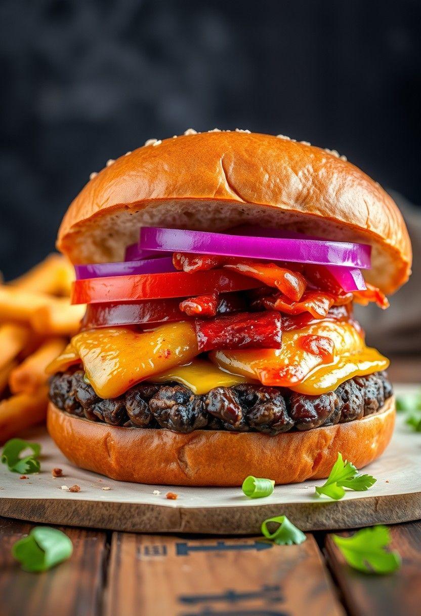 BBQ Black Bean Burger