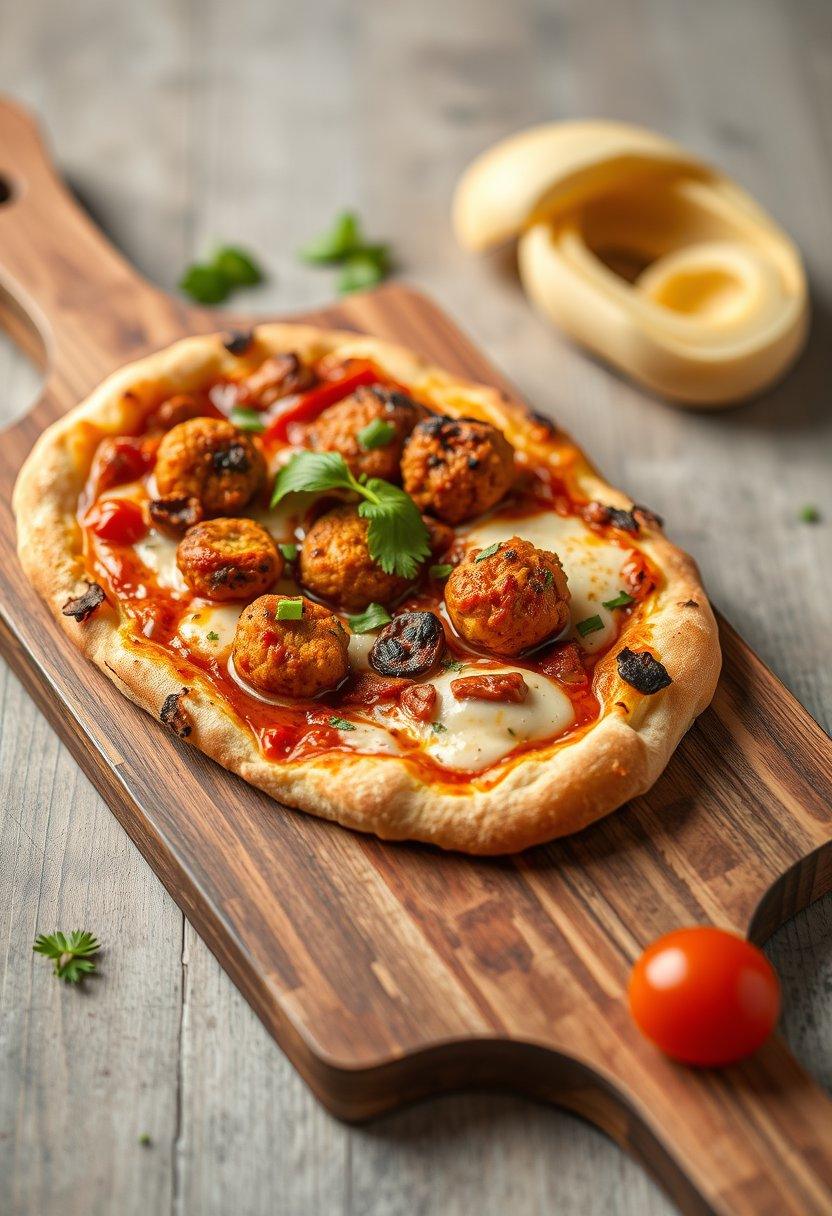 . BBQ Chickpea Pizza