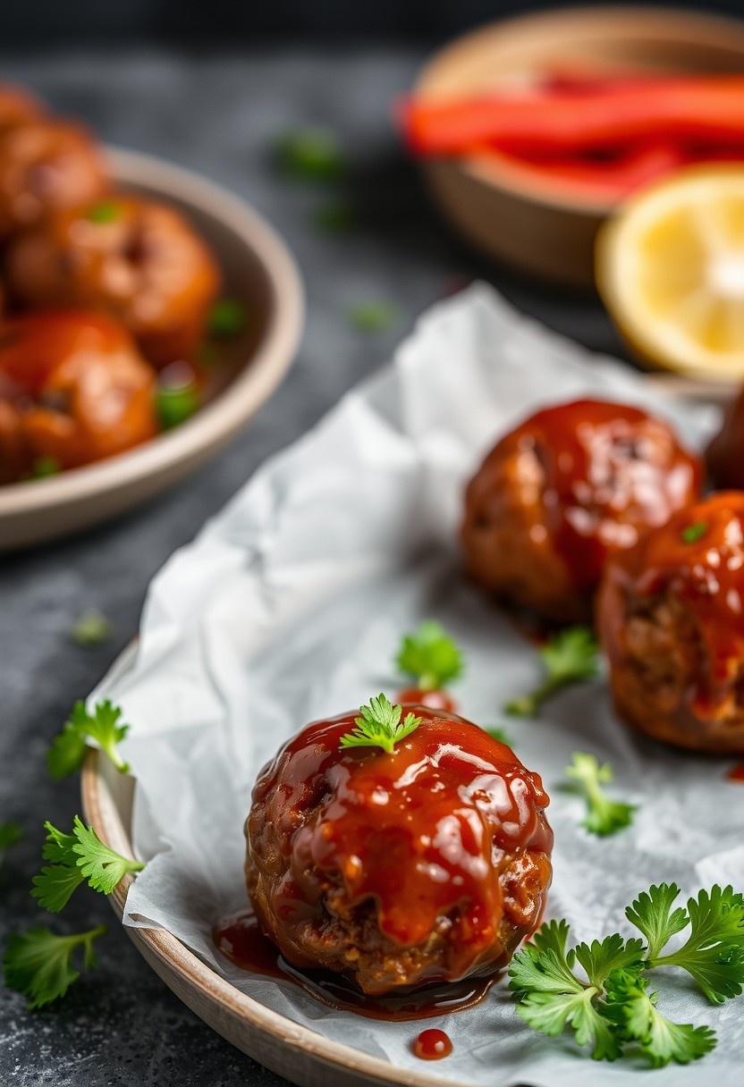 BBQ Jackfruit Meatballs