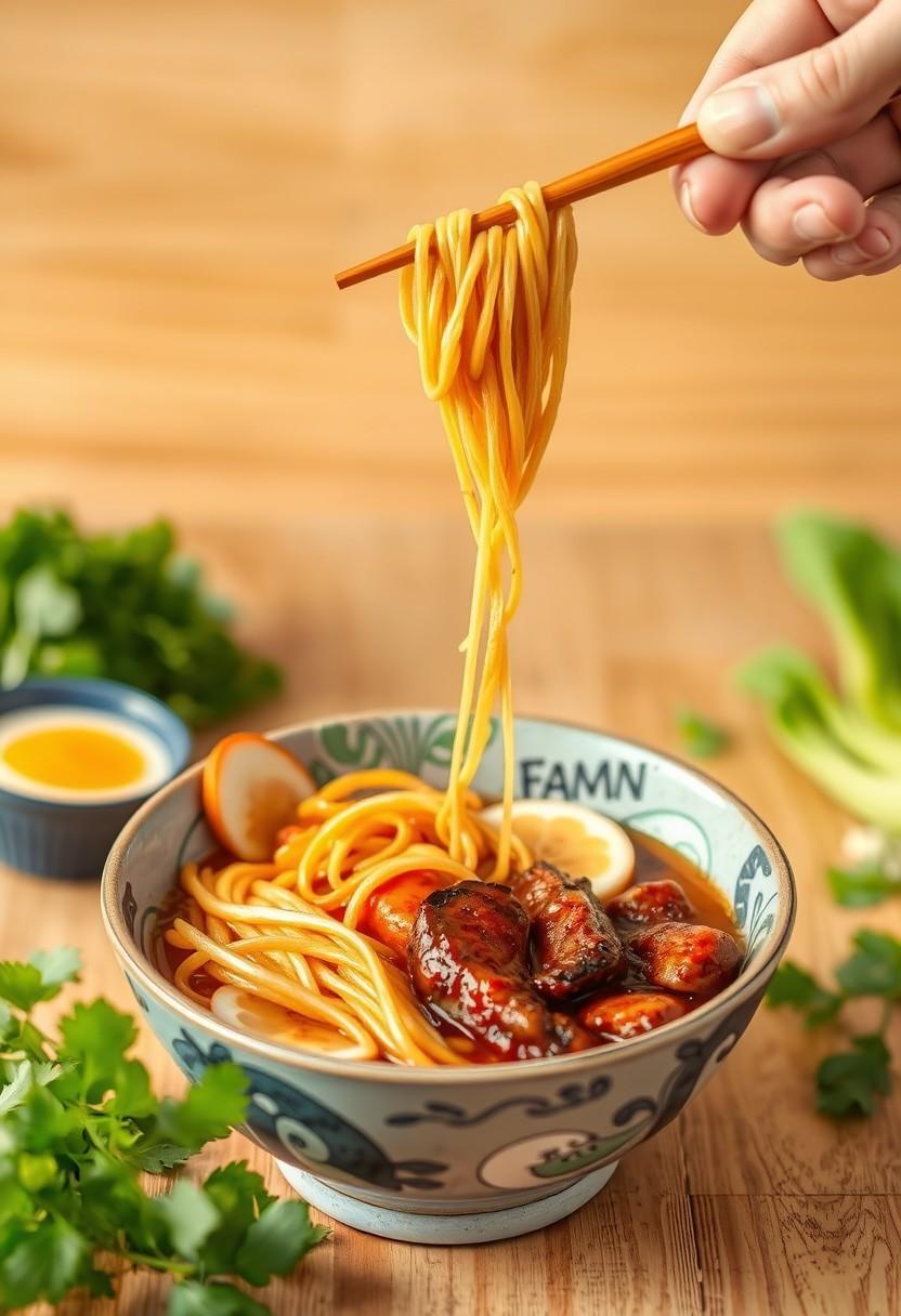 BBQ Jackfruit Ramen