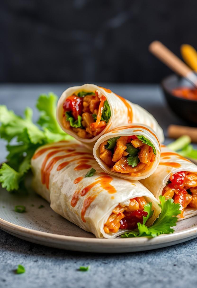 BBQ Jackfruit Rolls