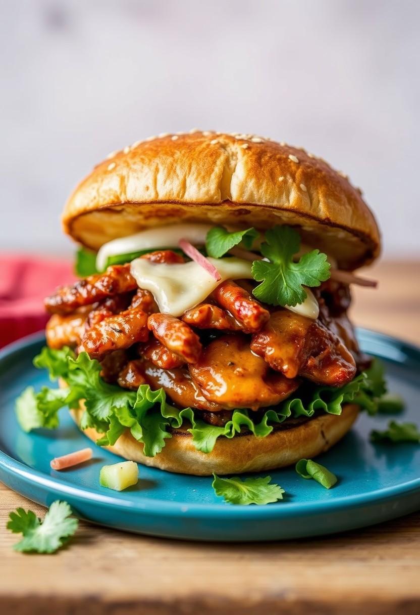 BBQ Jackfruit Sandwich