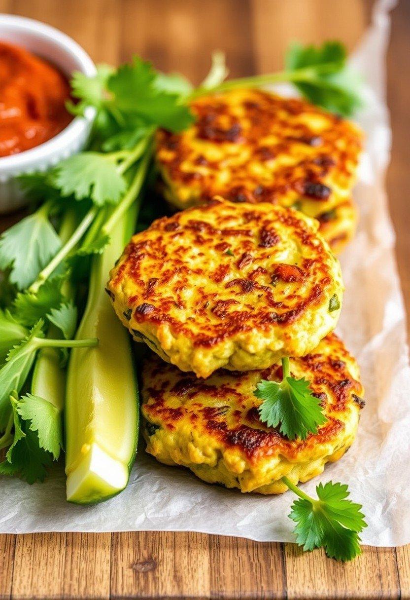 BBQ Zucchini Fritters