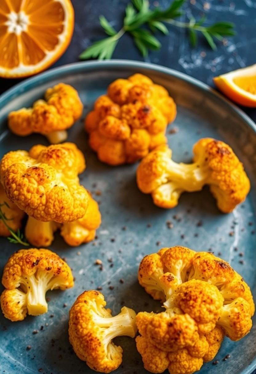 Baked Orange Cauliflower