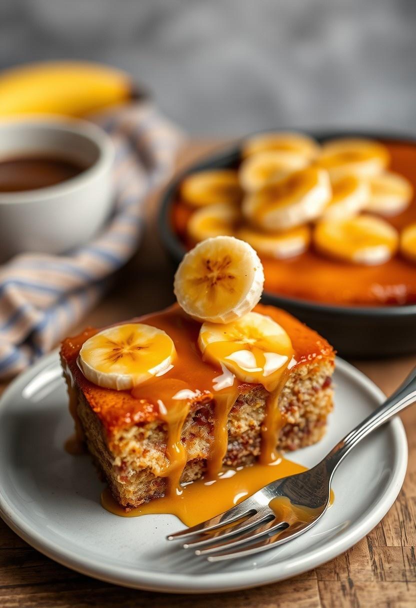 Banana Foster Upside Down Cake