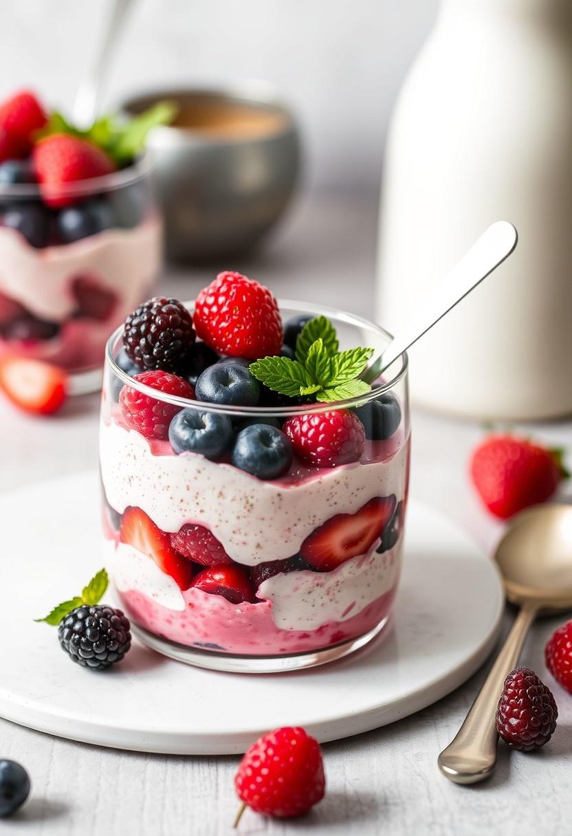 Berry Chia Pudding Parfait