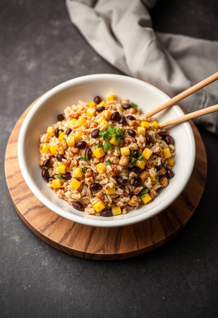 Black Bean and Corn Fried Rice