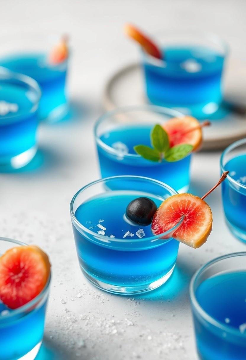 Blue Lagoon Jello Shots