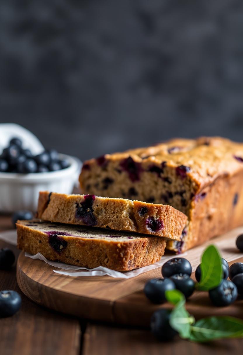 . Blueberry Banana Bread