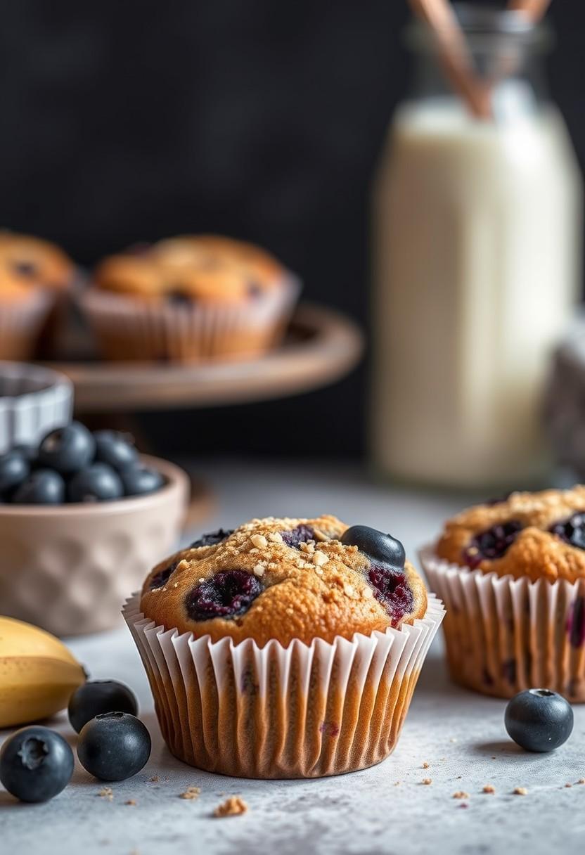 Blueberry Banana Muffins