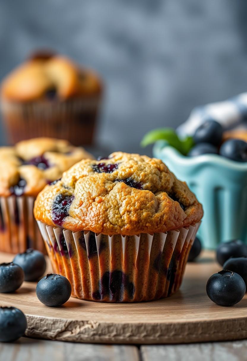 Blueberry Zucchini Muffins