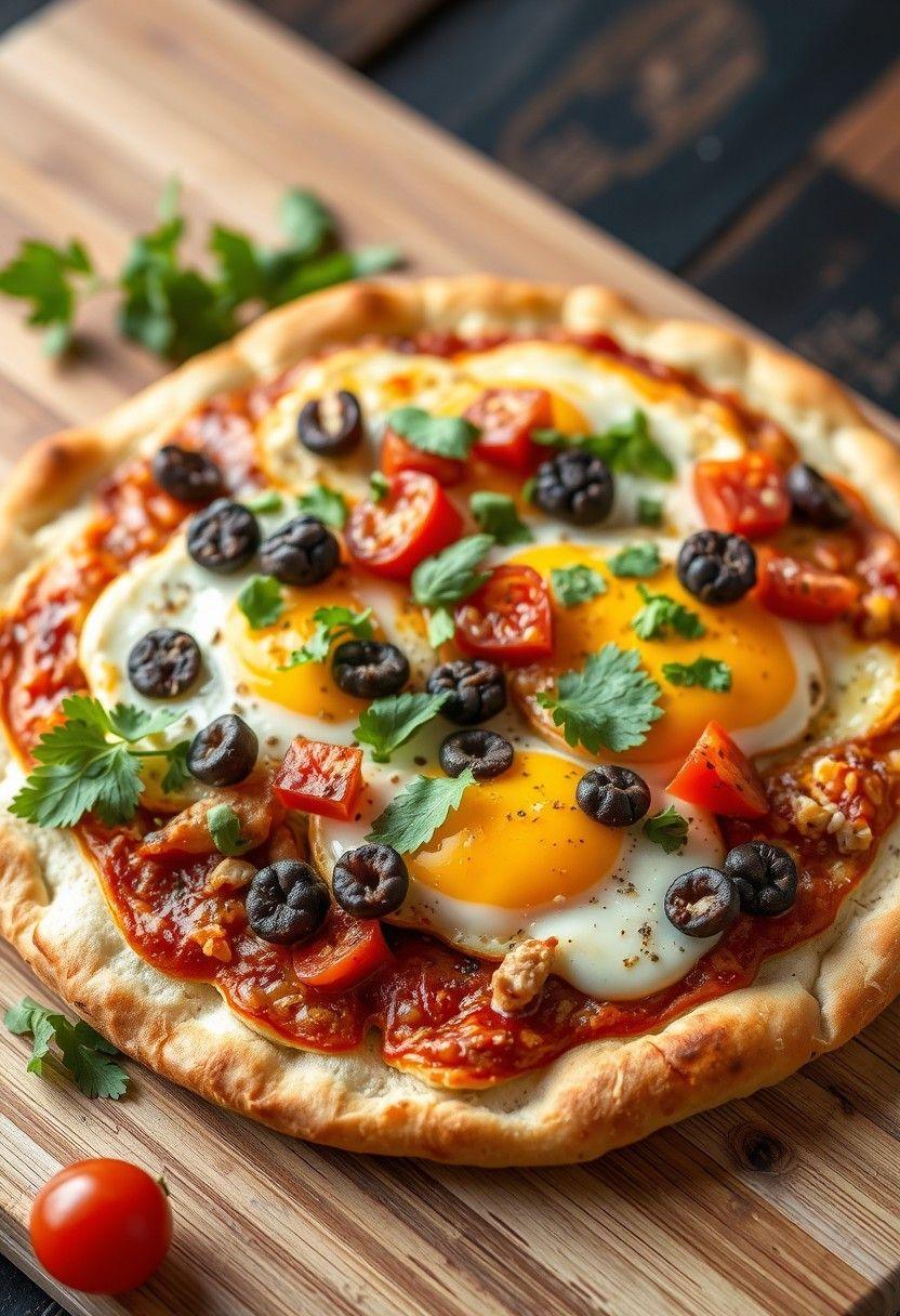 Breakfast Burrito Pizza