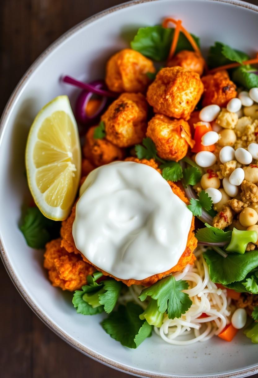 Buffalo Cauliflower Buddha Bowl