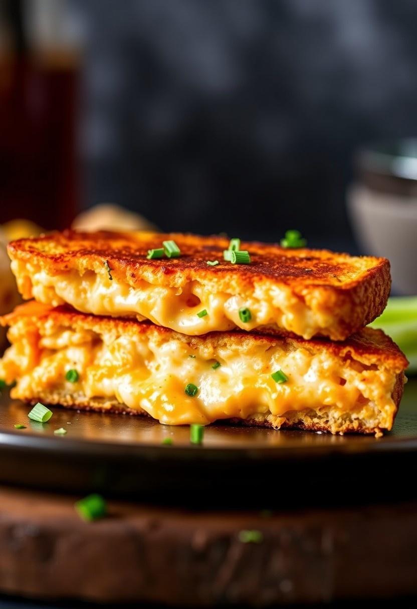 Buffalo Cauliflower Grilled Cheese