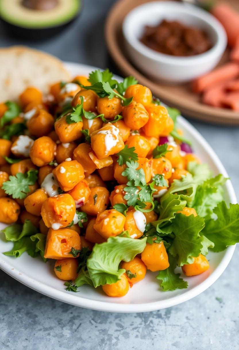 Buffalo Chickpea Salad