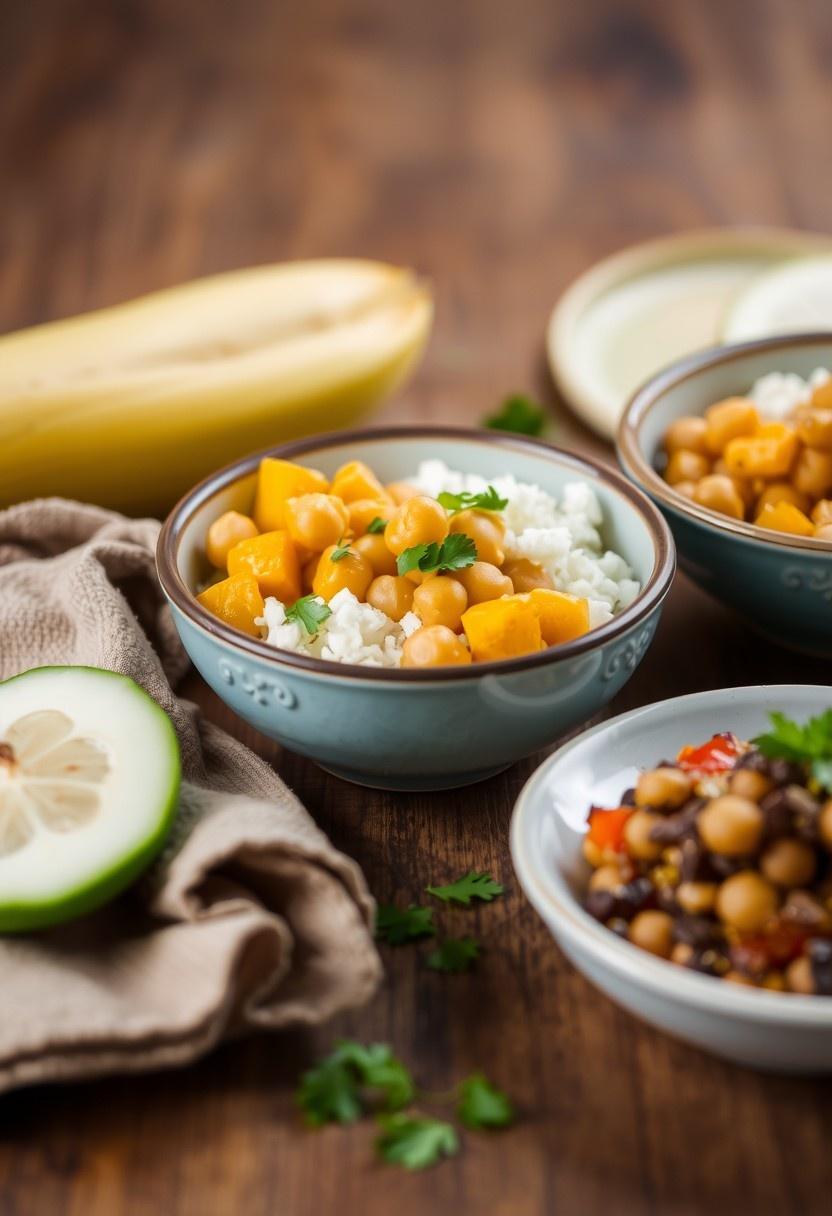 Butternut Squash and Chickpea Yellow Curry