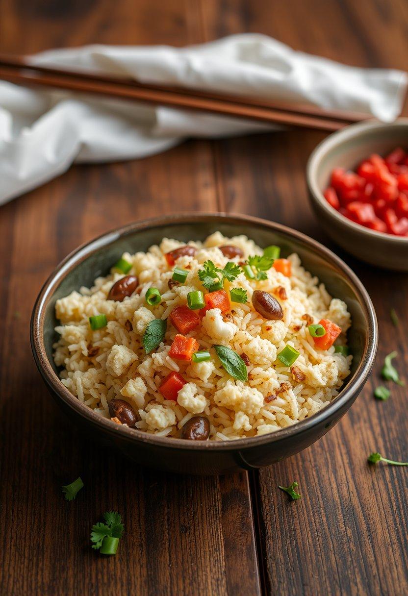 Cauliflower Fried "Rice"