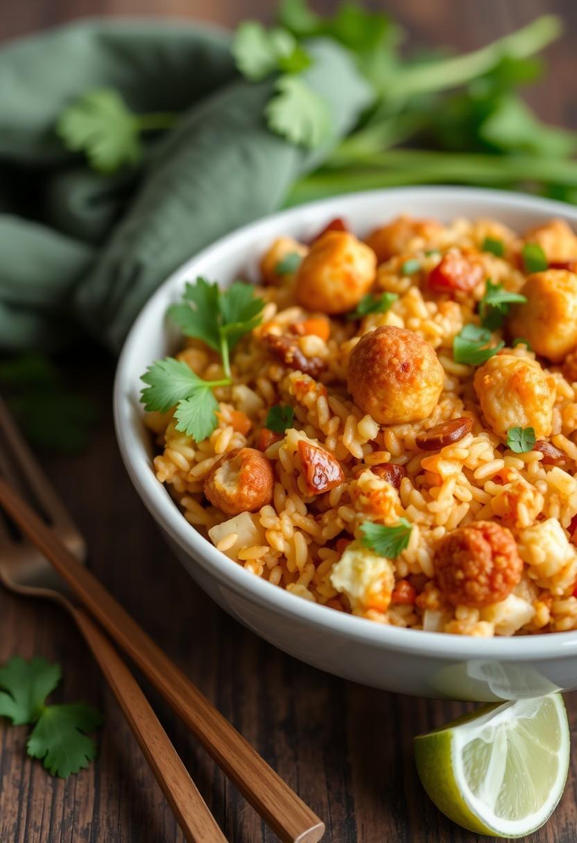 Cauliflower Rice Jambalaya