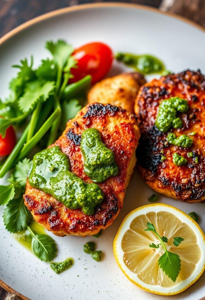 Cauliflower Steak with Chimichurri Sauce