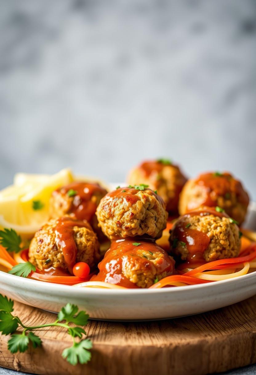 Cauliflower and Walnut Meatballs