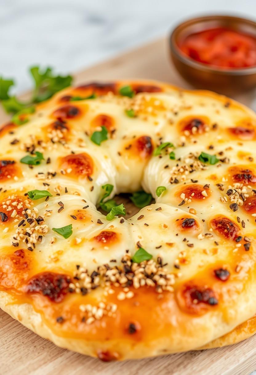 Cheesy "Everything Bagel" Naan