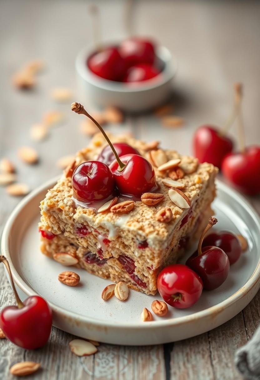 . Cherry Almond Baked Oatmeal