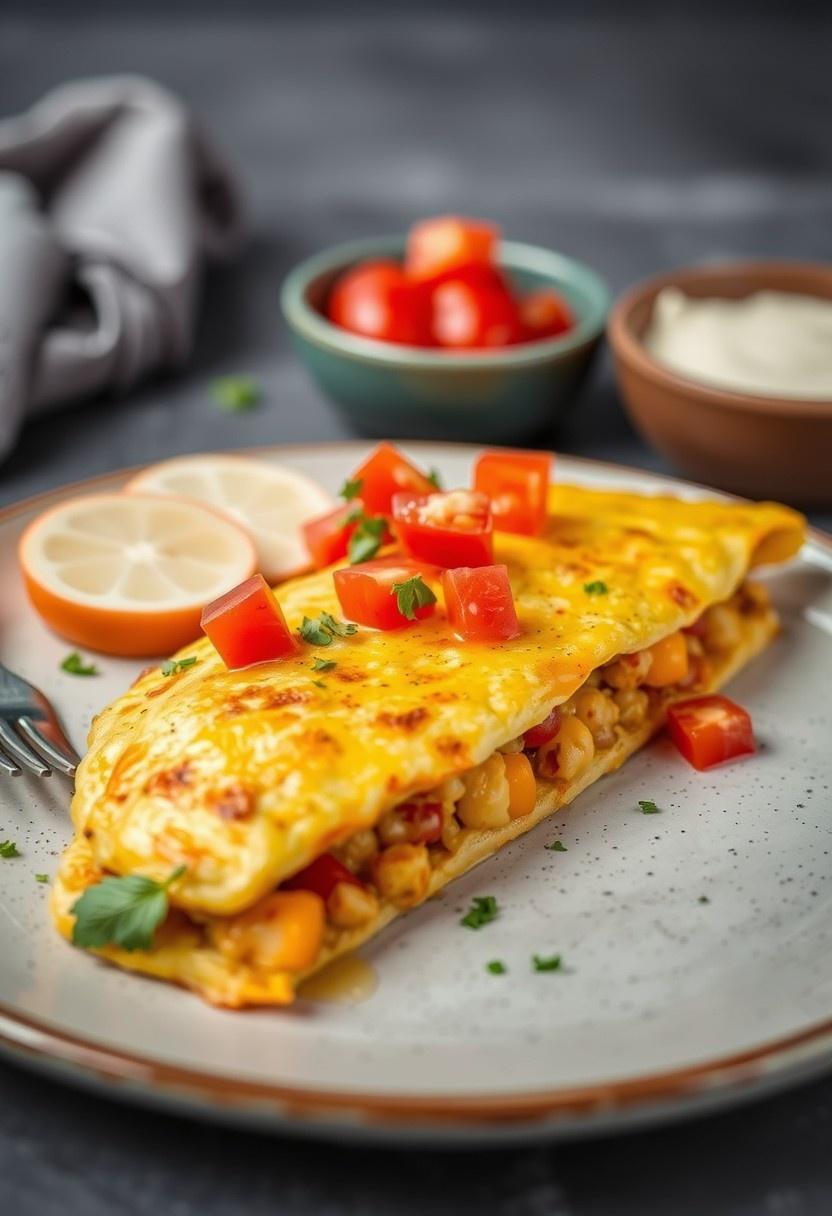 Chickpea Omelet