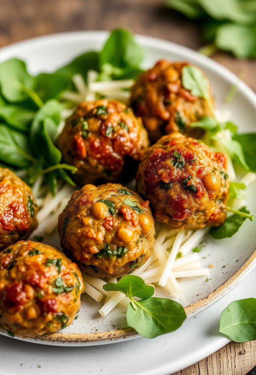 Chickpea and Spinach Meatballs