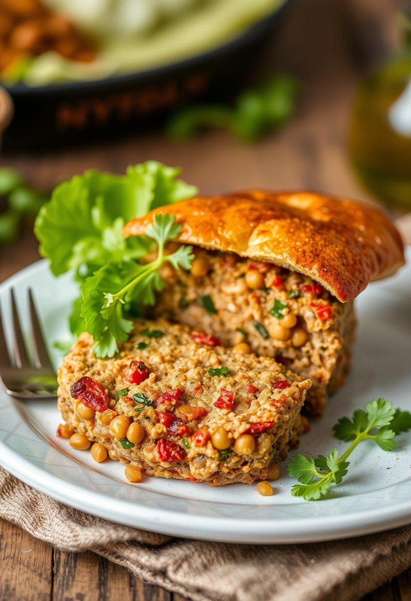 Chickpea and Vegetable Meatloaf