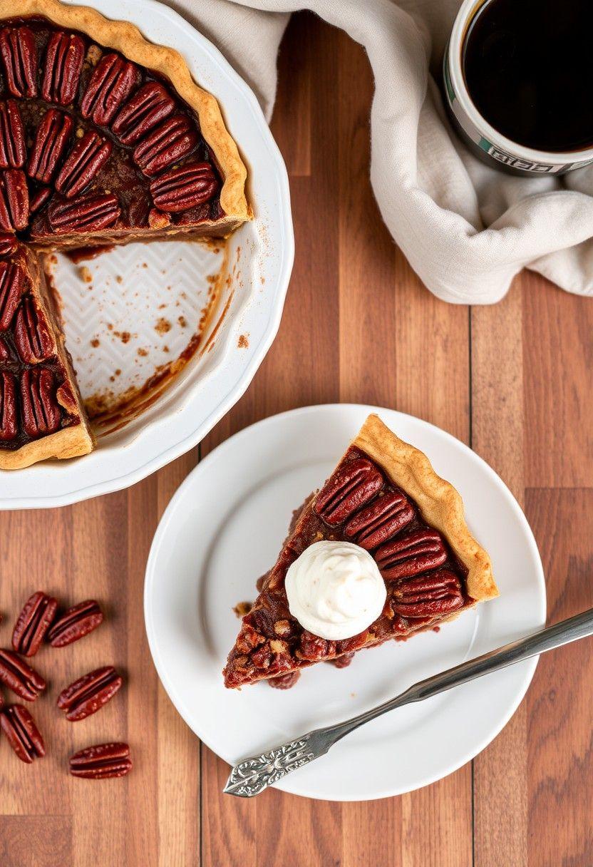 Chocolate Bourbon Pecan Pie