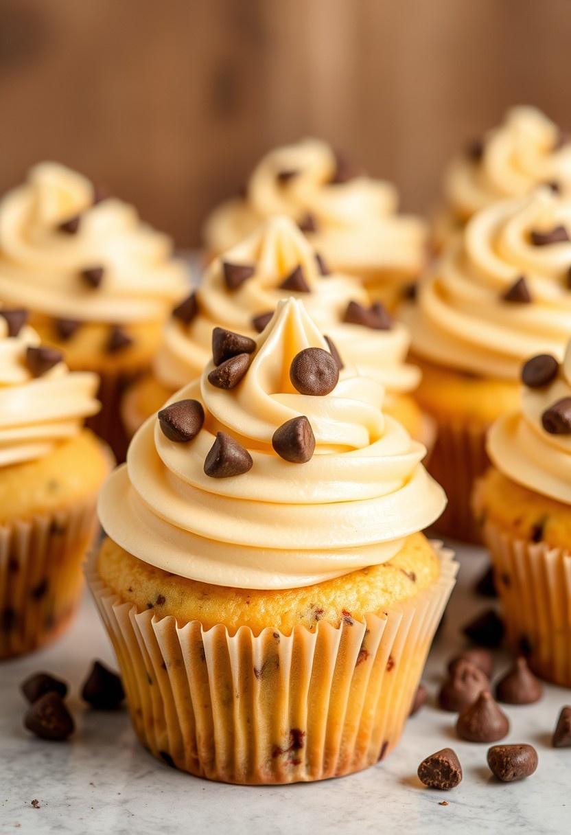 Chocolate Chip Vanilla Cupcakes