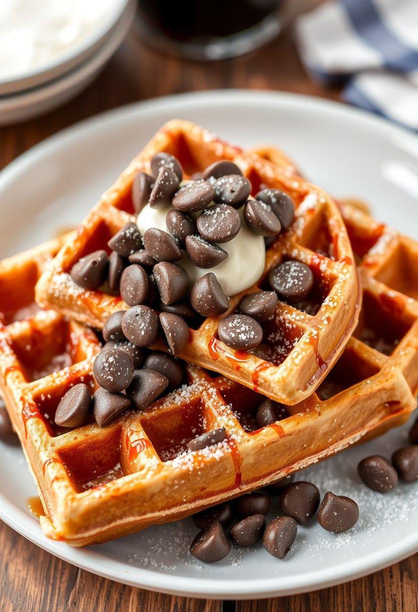 Chocolate Chip Waffles