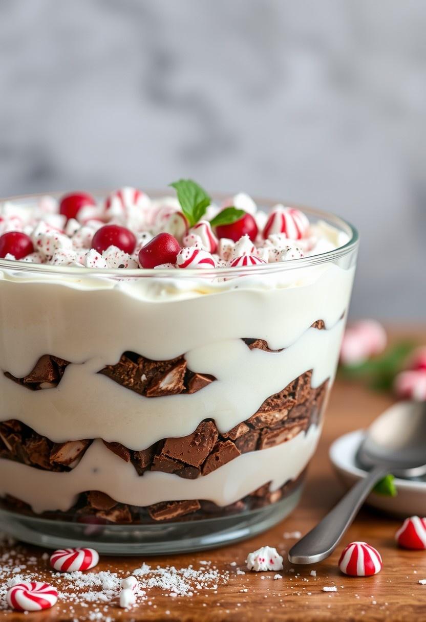 Chocolate Peppermint Trifle