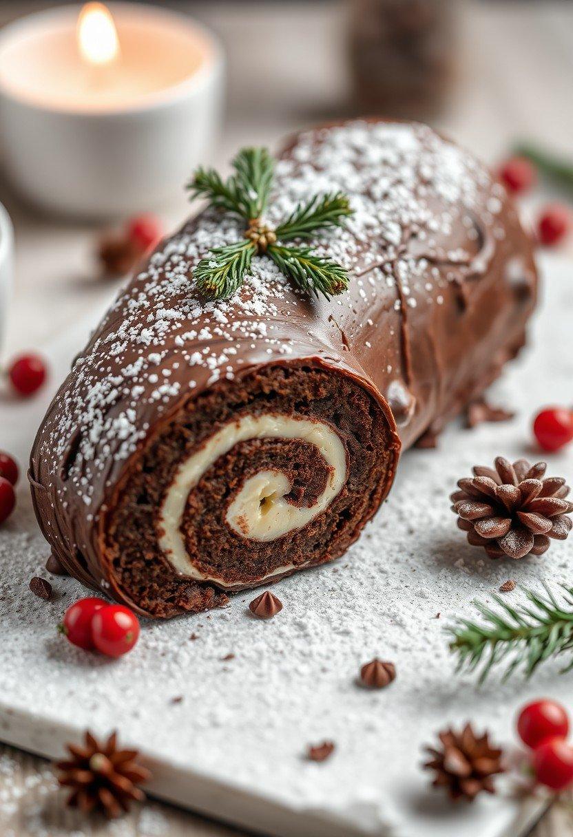 Chocolate Yule Log