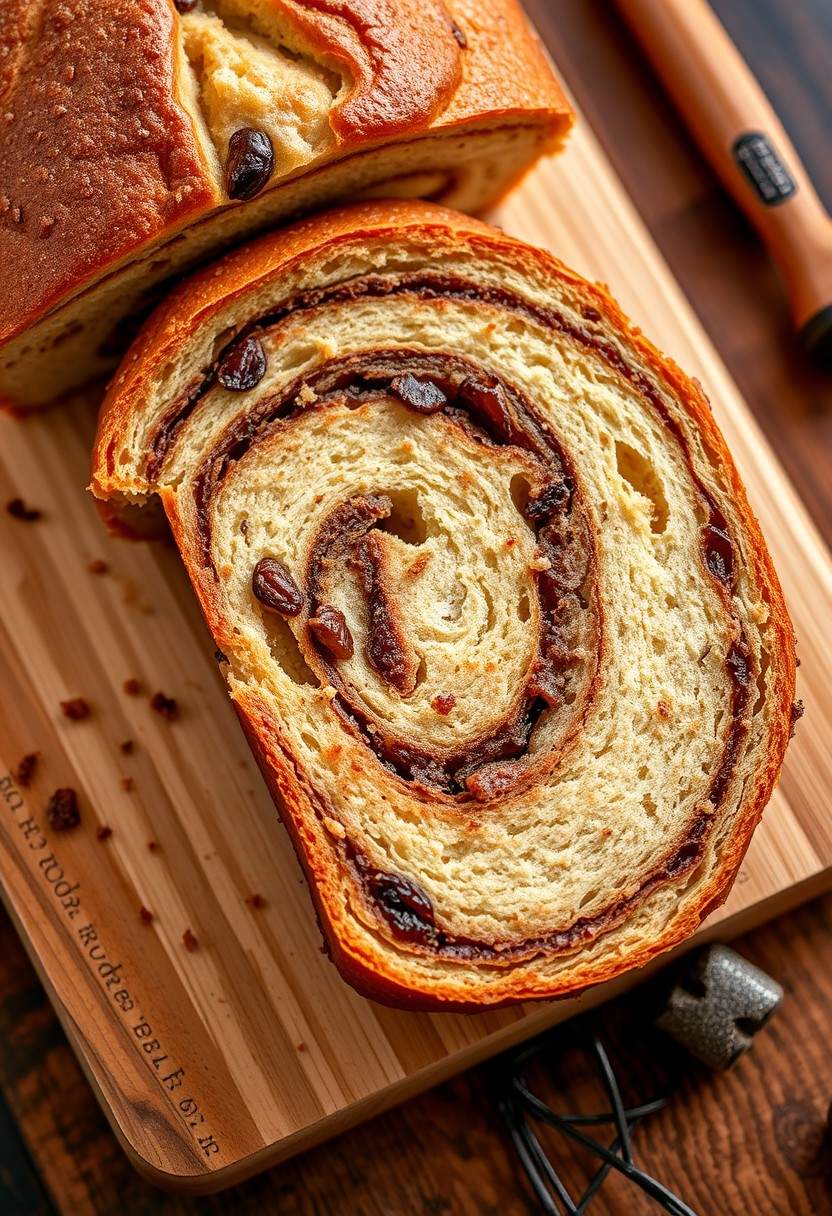 Cinnamon Raisin Swirl Bread