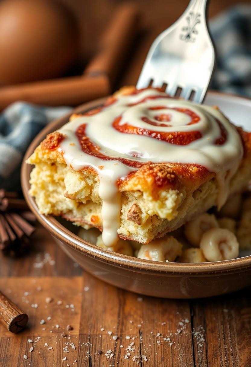 Cinnamon Roll Breakfast Casserole