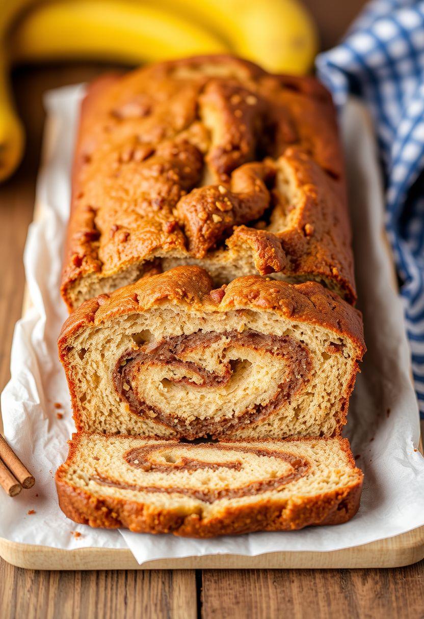 . Cinnamon Swirl Banana Bread