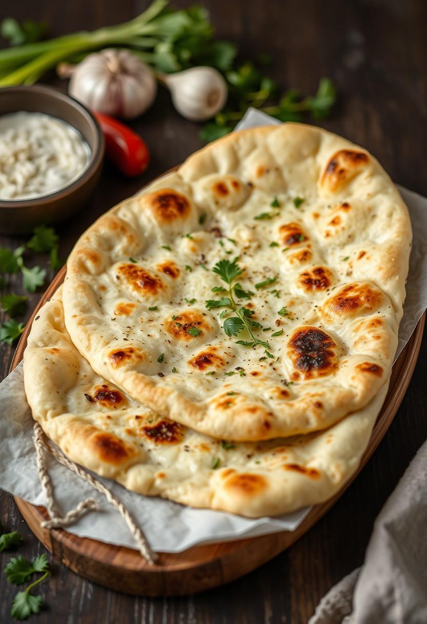 Classic Garlic Naan