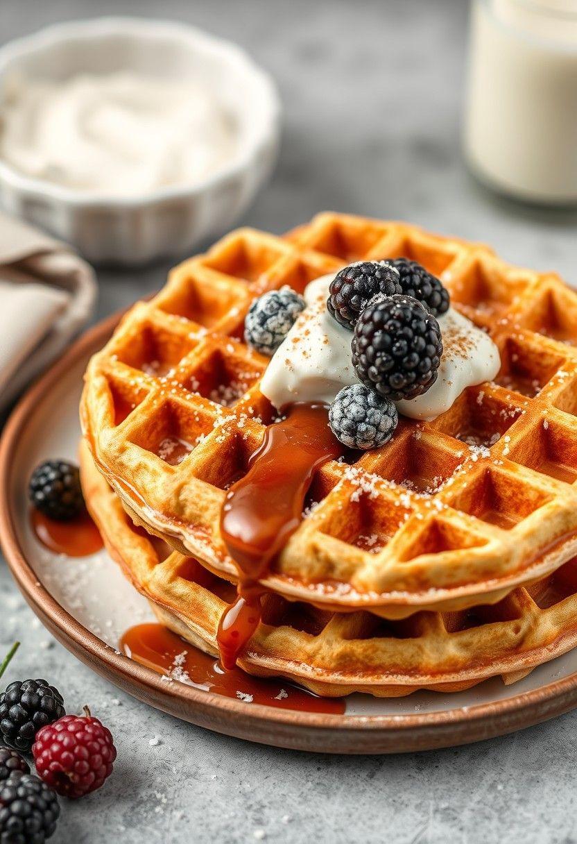 Classic Vegan Buttermilk Waffles