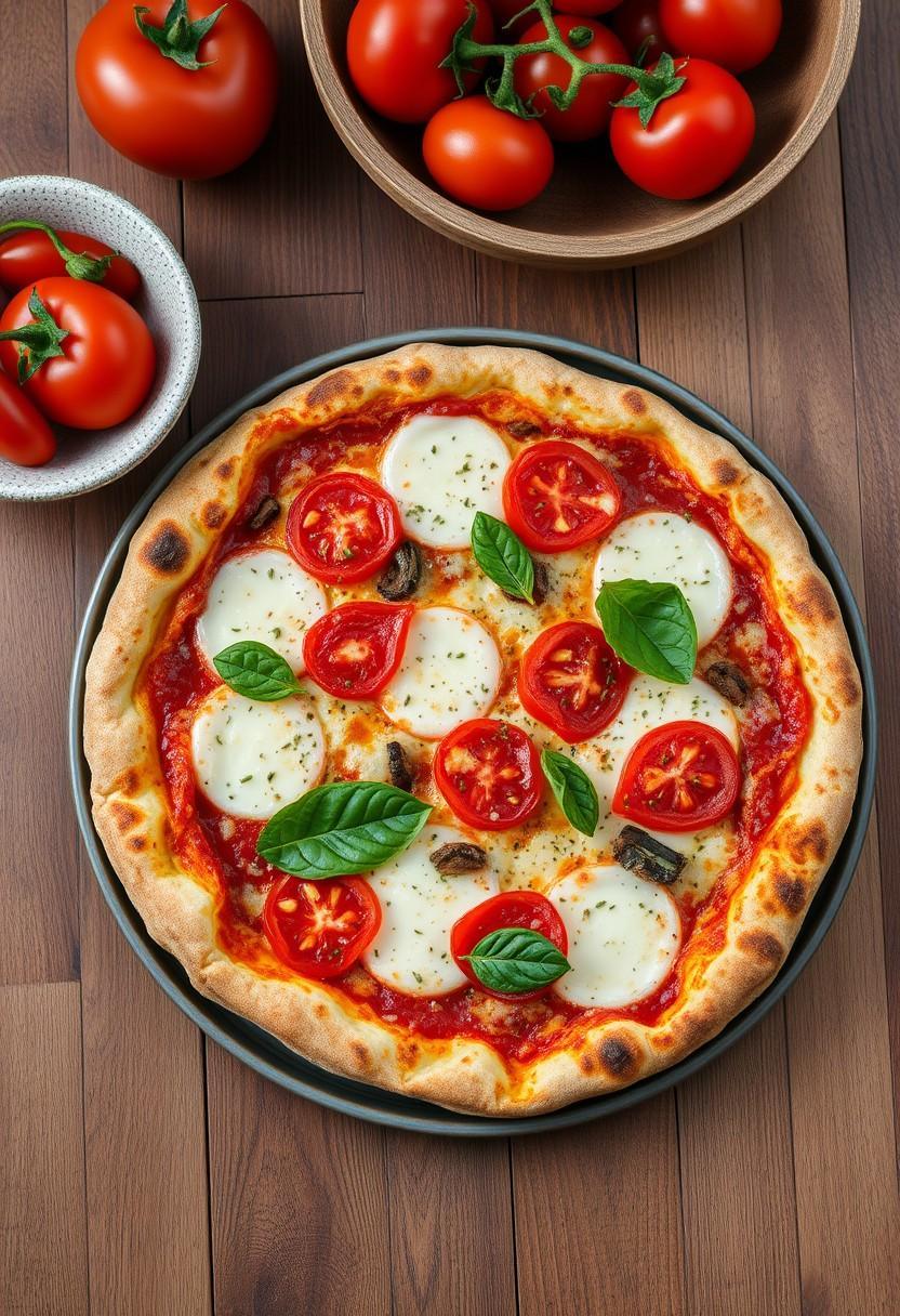 Classic Vegan Margherita Pizza