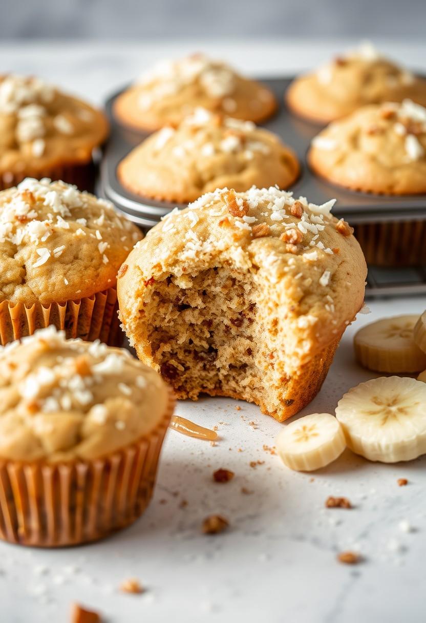 Coconut Banana Muffins