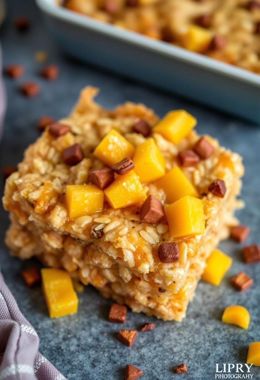 . Coconut Mango Baked Oatmeal