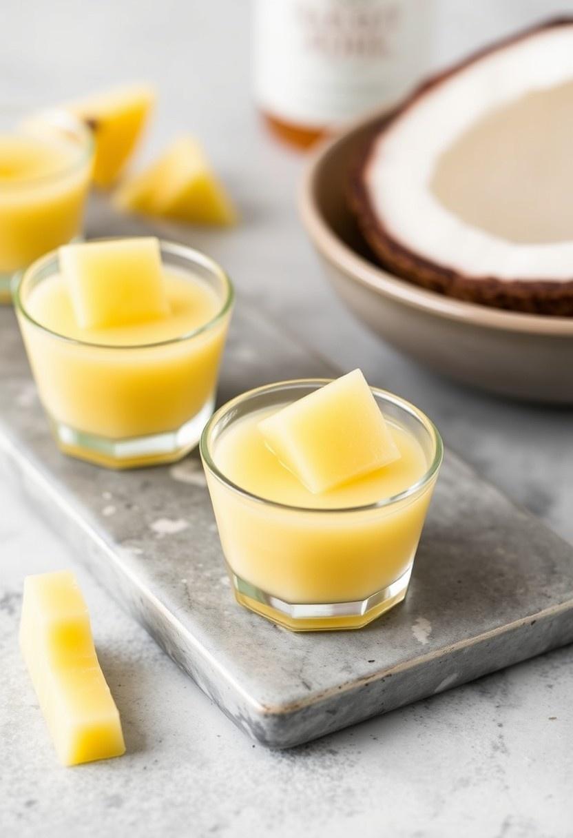 Coconut Rum Pineapple Jello Shots